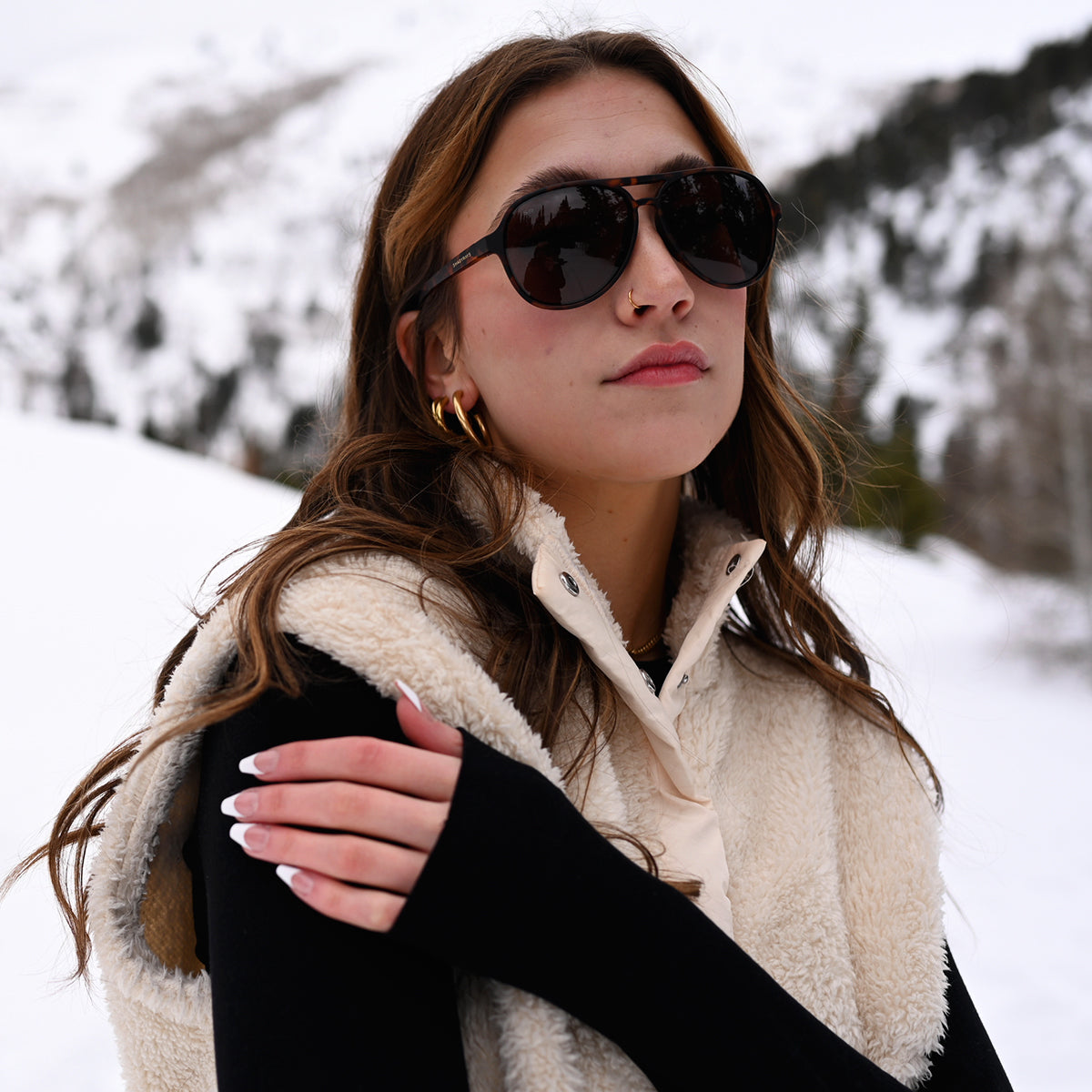 Aviator Crossover - Amber Tortoise Polarized - Image 5