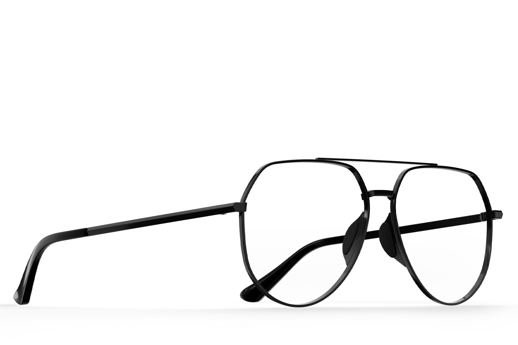 Tangle Free Aviator Hex Rx - Black - Image 2